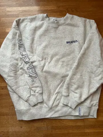 MILKFED. 그레이 맨투맨 L 사이즈