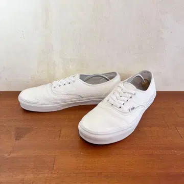 새상품급 US 기획 반스 오센틱 화이트 가죽 28.5cm 563