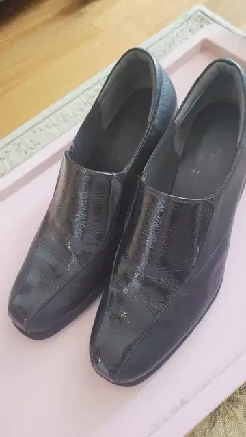 [ Atelier ] 사이드 고어 웨지솔 슬립온 24cm