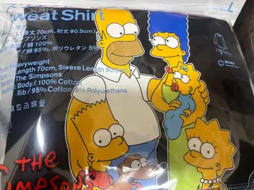 패밀리마트 편의점 의류 맨투맨 트레이닝복 심슨