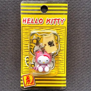 지역 한정 키티 지퍼 마스코트 호랑이 매달기 한신 핑크 참 레트로