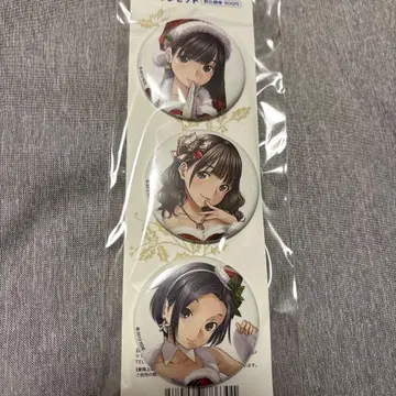 러브 플러스 크리스마스 캔 배지 세트 Merry+mas2012