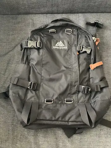 GREGORY 블랙 백팩