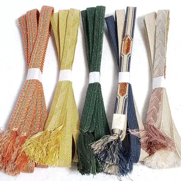 (0745) 허리띠 5점 묶음 판매 허리띠 끈 기모노 일본 의류 잡화