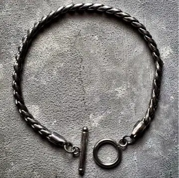 빈티지 실버 925 VINTAGE 만텔 체인 팔찌