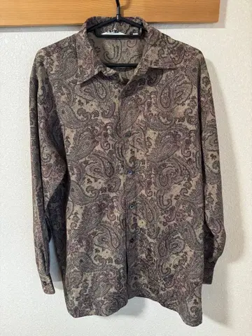 BONTON 페이즐리 무늬 긴팔 셔츠