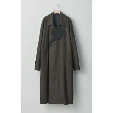 더블 라펠 더블 브레스티드 코트