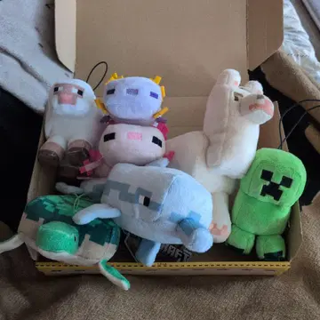 마인크래프트 봉제 인형 세트