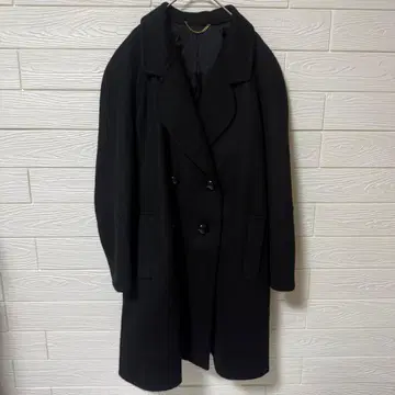 컨디션 최상 캐시미어 100% 최상의 촉감 여성용 P 코트 롱 코트