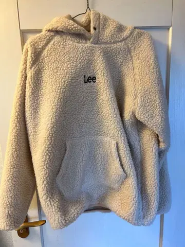 Lee 플리스 후드 자켓 베이지
