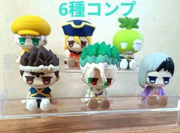 Dr.STONE 끈적이는 러버 피규어 쪼꼬라바! 6종 컴플리트