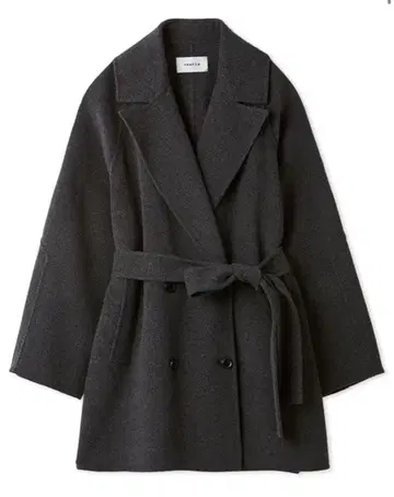 프레이 아이디 울 리버 미들 코트 그레이