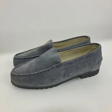 그레이 스웨이드 로퍼