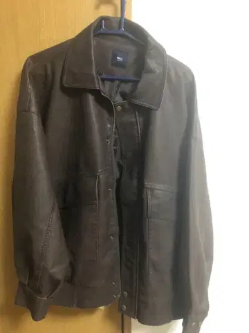 택 포함 새상품 비익 디자인 빈티지 라이크 오버 사이즈 블루종