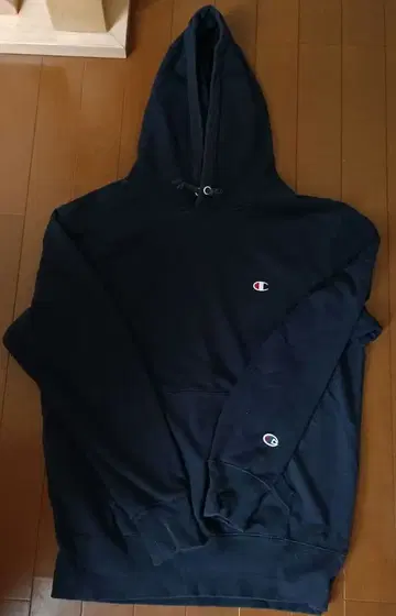 Champion 네이비 후드티 L 사이즈