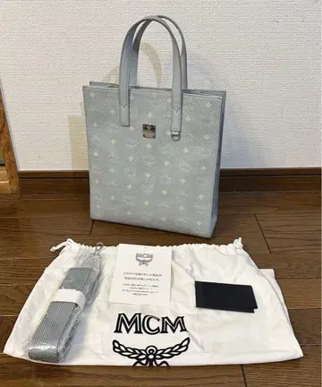 MCM 토트백 그레이 레어