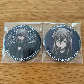 도원암귀 파보테리아 천사 악마 캔뱃지 악마ver. 도지신몬 세트