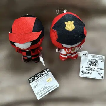 루팡 레인저 파토레인저 슈퍼전대 히어로 봉제 인형 키링