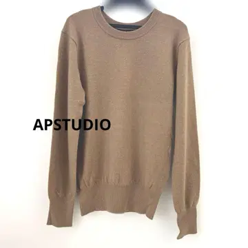 APSTUDIO 긴팔 니트 카멜