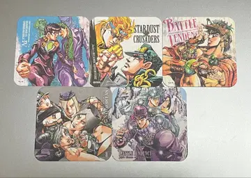 죠죠전 아트 코스터 5장 세트