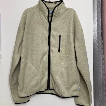 미사용 DISCUS ATHLETIC 플리스 자켓 M 사이즈 베이지