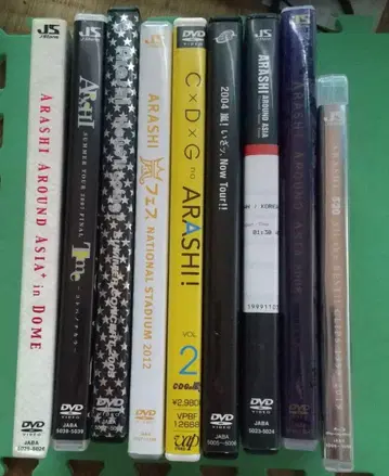 ARASHI DVD 컬렉션 9세트