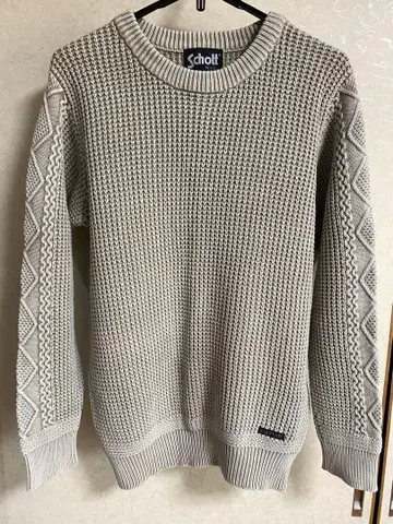 가격 인하 남성용 schott 니트 멋진 더스티 컬러입니다