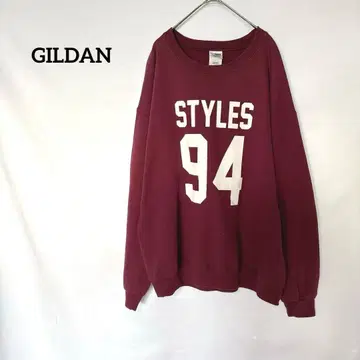 GILDAN 94 트레이닝복 L 버건디 구제 의류 캐주얼