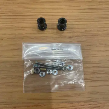 타미야제 경량 2단 알루미늄 롤러 세트 9-8mm 블랙