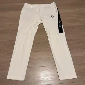 V12 골프 팬츠 L 화이트