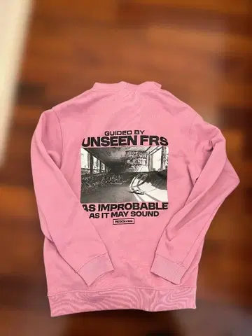 AZUL 후드 부착 후드티 핑크