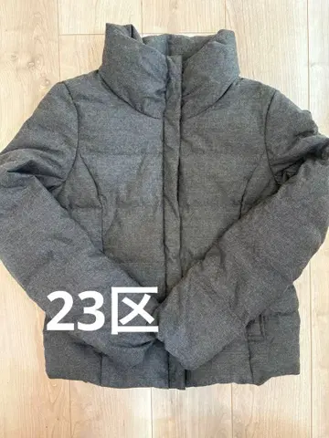 23구 숏 기장 트윌 다운 자켓 38