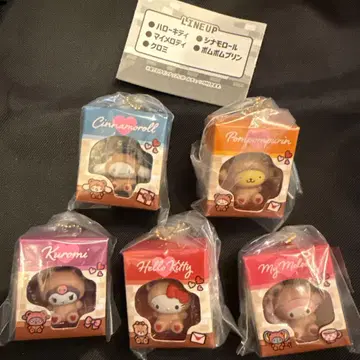 산리오 캐릭터 미니어처 패키지 컬렉션 컴플리트 세트