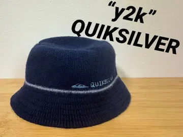 'y2k' 퀵실버 크러셔 모자 서프 네이비