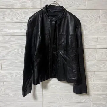 컨디션 최상 chombert 이탈리아제 라무 가죽 자켓 싱글 라이더