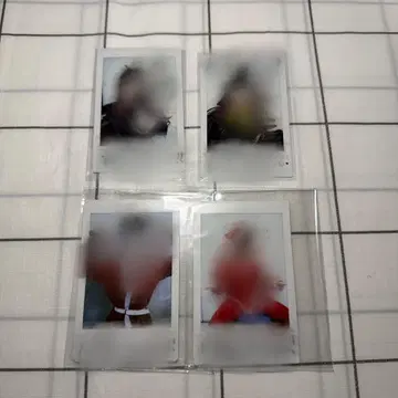 챙 남자 포케파니 SHY 카와이 효가 폴라로이드 4장 세트