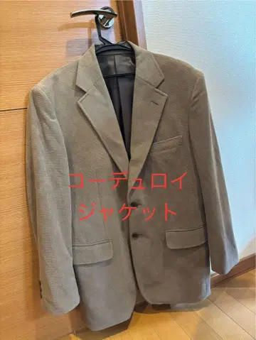 코듀로이 자켓 브라운