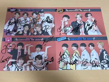 챙 남자 페스티벌 스파풀 세가요나라 CUBERS 엽서 친필 사인