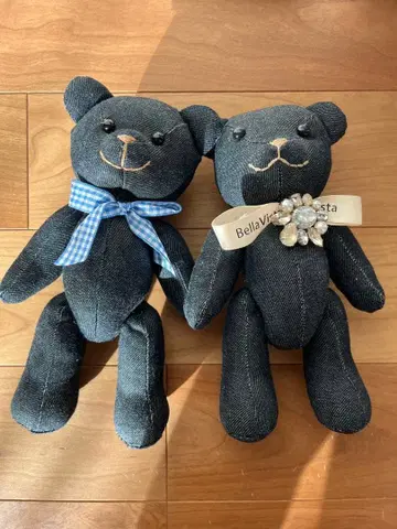 베어 비스타 Bella Vista 오노미치 데님 테디베어 봉제 인형