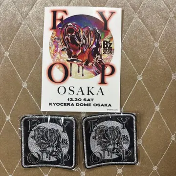 B'z FYOP 가챠가챠 와펜 2개