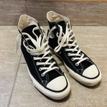 ALL STAR MADE IN JAPAN 블랙 하이컷 스니커즈