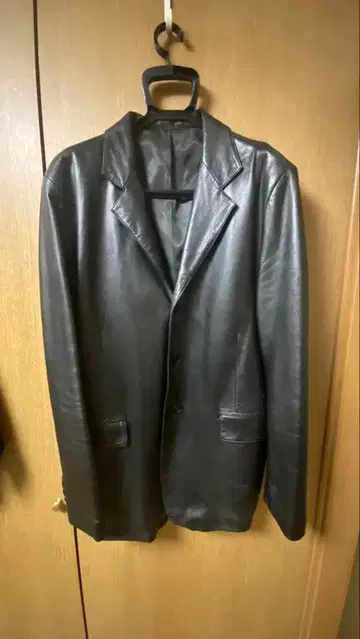 블랙 가죽 자켓