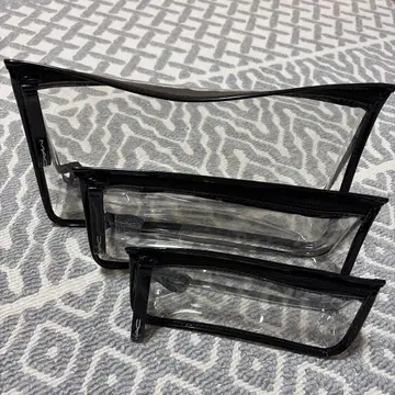 MAC 클리어 파우치 3개 세트