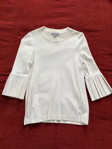 COS 코스 플리츠 슬리브 니트