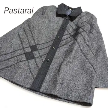 [ Pastaral ] 빈티지 체크 무늬 울 자켓 루즈핏