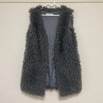 AZUL BY MOUSSY 퍼 베스트