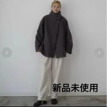 미사용 새상품 시마무라 hideka 미들 코트 LL