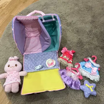 우사모모 마더 가든 옷 갈아입히기 집 세트