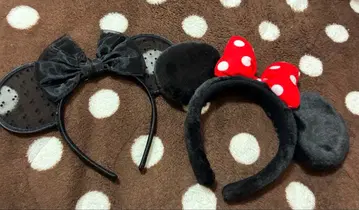 디즈니 머리띠 미니 마우스 레이스