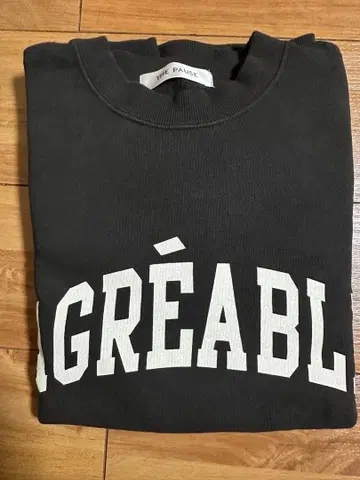 [ THE PAUSE ] 로고 맨투맨 풀오버 Whim Gazette